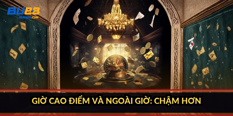 Giờ cao điểm và ngoài giờ: chậm hơn bao nhiêu