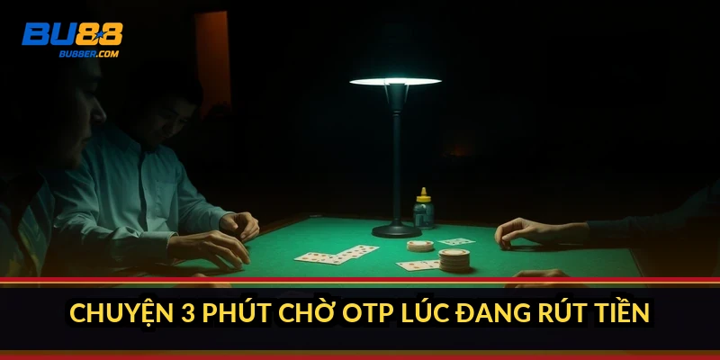 Chuyện 3 phút chờ OTP lúc đang rút tiền