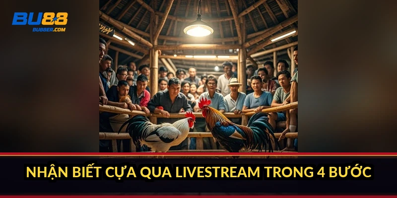 Nhận biết cựa qua livestream trong 4 bước